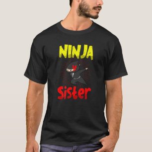 Ninja Sister Japans Mercenary Shinobi Kunai Shur T-shirt