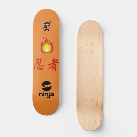 Ninja Skateboard (Voorkant)