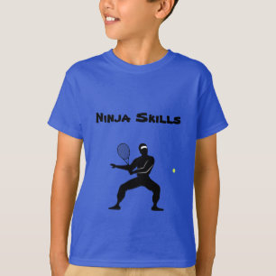 Ninja Skills Tennis Player Kinderen T-shirt