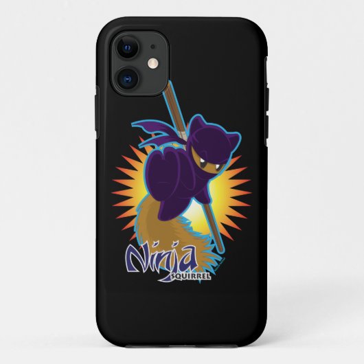 Ninja Squirrel Case-Mate iPhone Case (Achterkant)