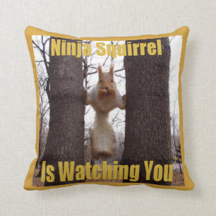Ninja Squirrel Kussen