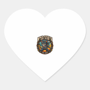 Ninja Stealth Kat Kata Moeder Cadeau Idee - Ninja Hart Sticker