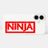 Ninja Stempel Case-Mate iPhone Case (Achterkant (horizontaal))