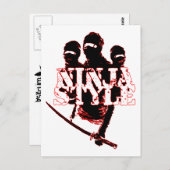 NINJA STYLE : BRIEFKAART (Voorkant / Achterkant)
