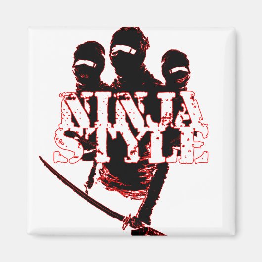 NINJA STYLE MAGNEET (Voorkant)