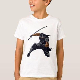 Ninja T-shirt voor jongens. Geweldige verjaardag o