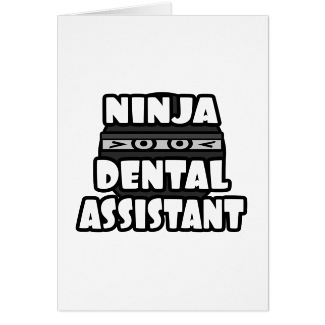 Ninja Tandheelkundige Assistent (Voorkant)