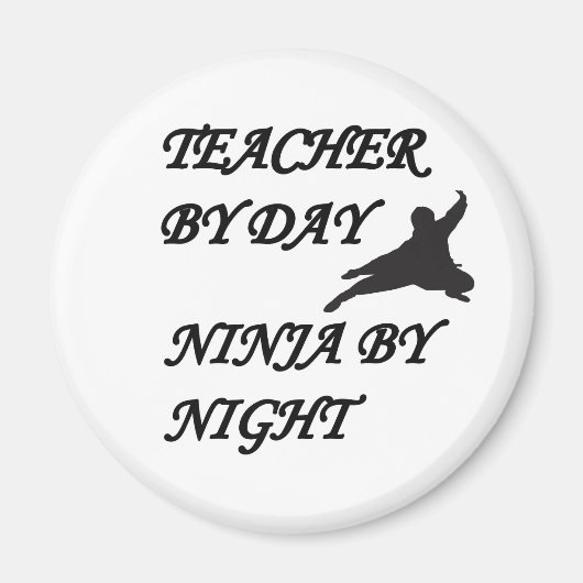 NINJA-TEACHER MAGNEET (Voorkant)