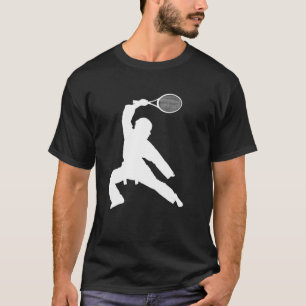 Ninja tennisspeelster t-shirt