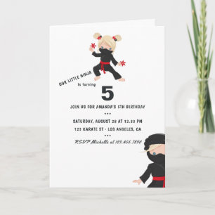 Ninja thema verjaardagsfeestje
