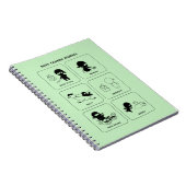 Ninja-trainingscursussen, aangepaste kleur notitieboek (Rechterzijde)