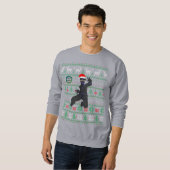 Ninja Ugly KerstSweater Trui (Voorkant volledig)