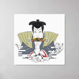 Ninja Ukiyo-e Art Canvas Afdruk