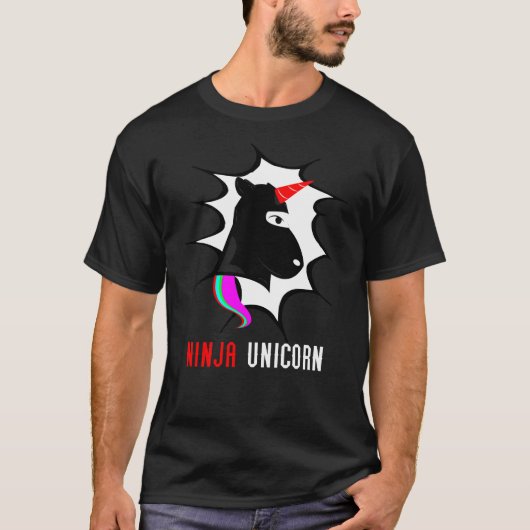 ninja unicorn t-shirt (Voorkant)