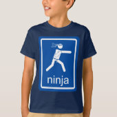 ninja universeel teken. t-shirt (Voorkant)