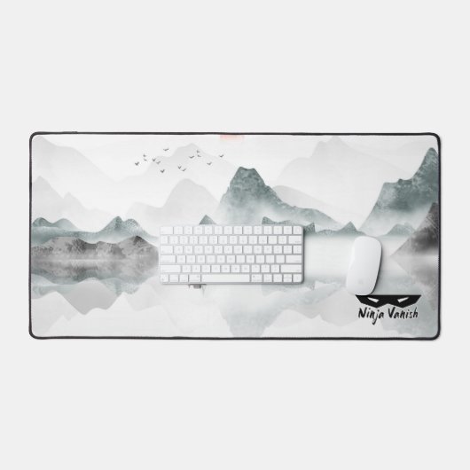 Ninja Vanish: Mountain Beauty Desk Mat (Keyboard & Muis)