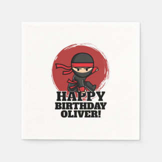 Ninja Verjaardagsfeestje Servet