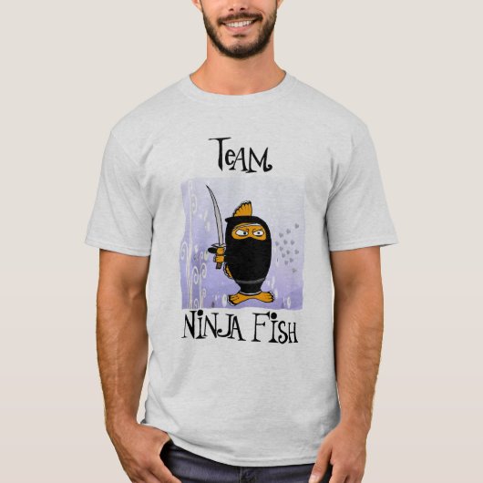 ninja vis 1 t-shirt (Voorkant)