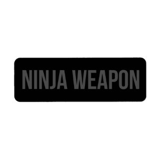 Ninja Wapen Sticker