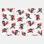 Ninja Warrior Birthday Party Wrapping Paper (Voorkant)