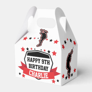 Ninja Warrior Boys Birthday Favor Box Bedankdoosjes