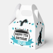Ninja Warrior Boys Birthday Favour Box Bedankdoosjes (Achterkant)