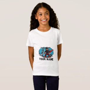 Ninja Warrior Cartoon T-shirt