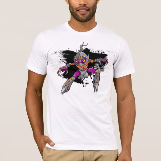 Ninja Warrior Cyborg T-Shirt (Voorkant)
