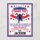 Ninja Warrior Dank u Briefkaart (Voorkant)