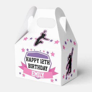Ninja Warrior Girls Birthday Favor Box Bedankdoosjes