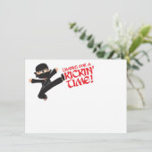 Ninja Warrior Karate Merci Cartes (Debout devant)