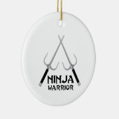 Ninja Warrior Keramisch Ornament (Rechts)