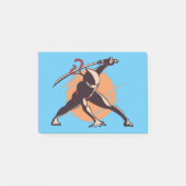 Ninja Warrior Ontwerp Post-it® Notes (Voorkant)