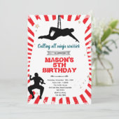 Ninja warrior party Invitation (Debout devant)