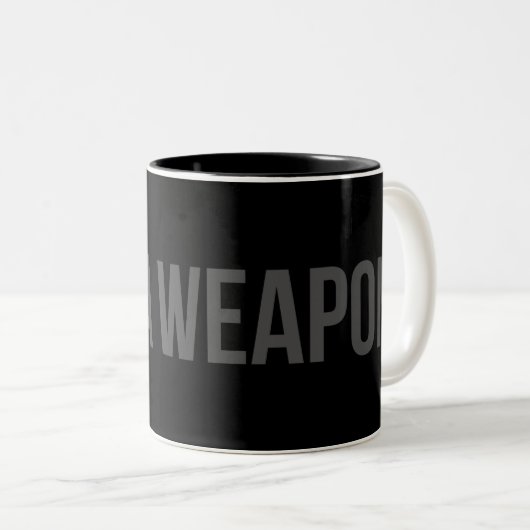 Ninja Weapon Coffee Mug (Devant droit)