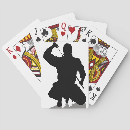 Ninja with Sword Speelkaarten (Achterkant)