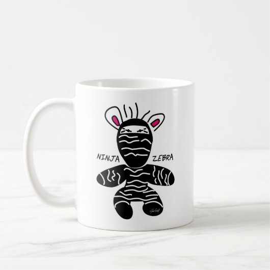 Ninja Zebra Mug (Gauche)
