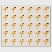 Ninjabread Man Cadeaupapier (Vlak)