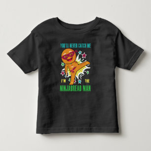 Ninjabread Man Je zult me nooit vangen Kinder Shirts