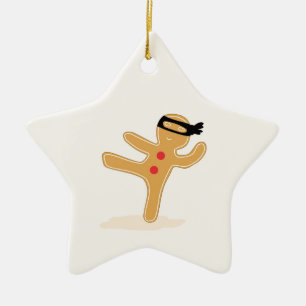 Ninjabread Man Keramisch Ornament