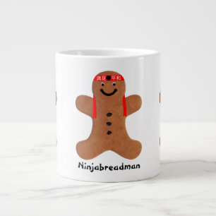 Ninjabreadman biscuit (koekje) extra grote beker