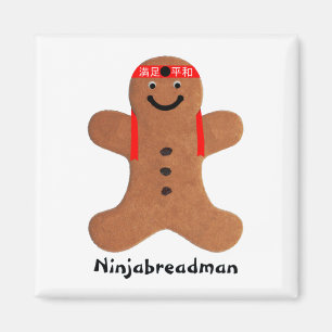 Ninjabreadman biscuit (koekje) magneet