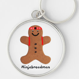 Ninjabreadman biscuit (koekje) sleutelhanger