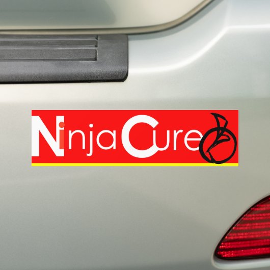 #NinjaCure stc0.1 Bumpersticker (Op auto)