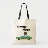 Ninja'd Canvas tas - Een Nawty Ninja-ontwerp (Voorkant)
