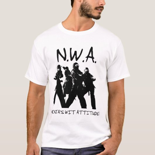 Ninjas met Attitude T-shirt (Voorkant)
