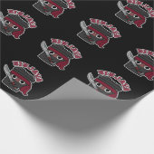 Ninjava Funny Ninja Java Coffee Pun Dark BG Cadeaupapier (Hoek)