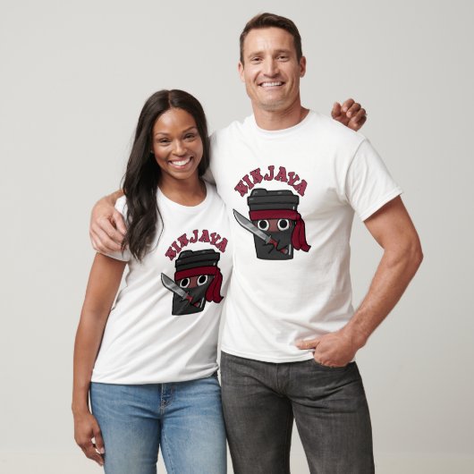 Ninjava Funny Ninja Java Coffee Pun T-shirt (Unisex)