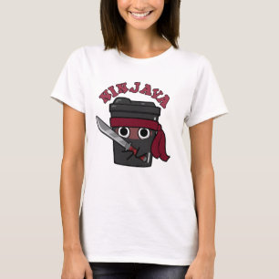 Ninjava Funny Ninja Java Coffee Pun T-shirt