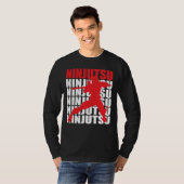 Ninjutsu Long Hoeve T Shirt (Voorkant volledig)